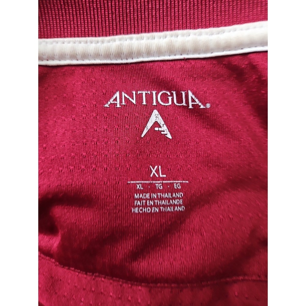 Antigua Florida State University Polo Shirt Men's XL Maroon Performance‎ Golf - Picture 4 of 12